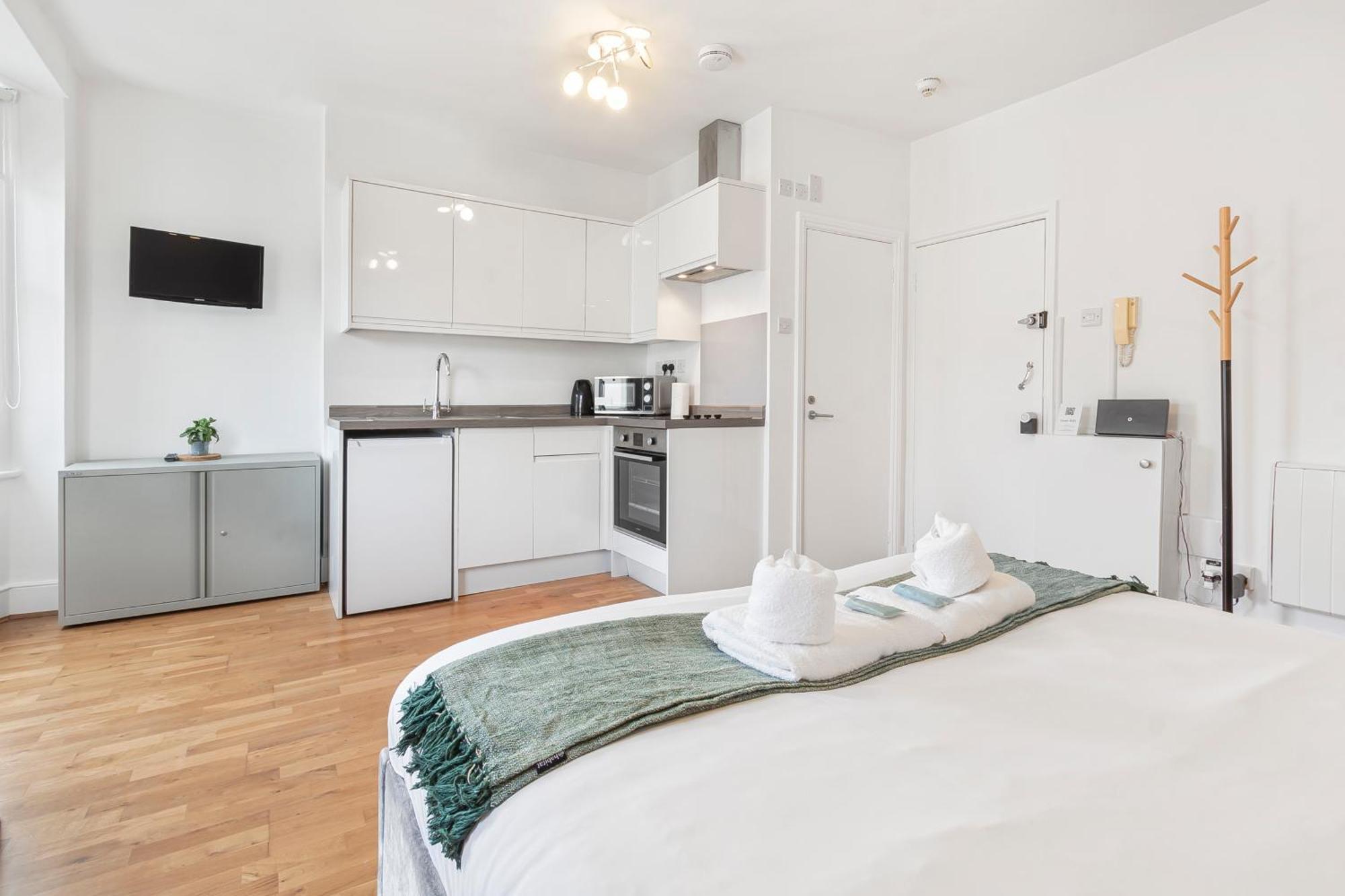 Cosy Studio Flat Moments From The Beach, Kemptown Brighton Exteriör bild